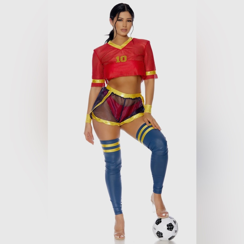 Red and Blue Soccer Halloween Costume